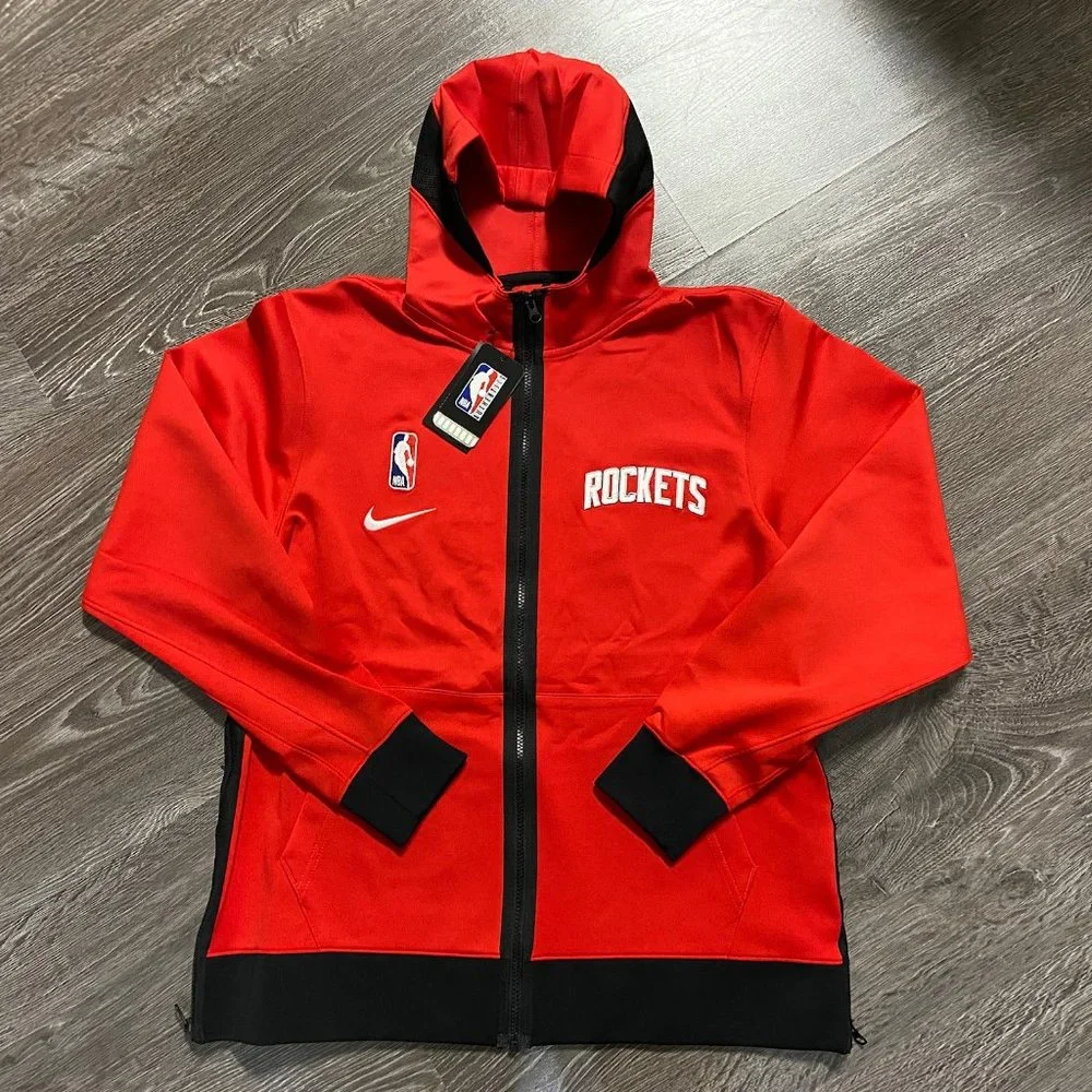 Nike NBA Houston Rockets Therma Flex Showtime On-Court Hoodie CN4028-657 Men L